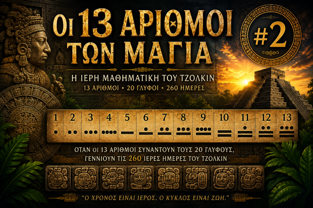 Oι 13 Αριθμοί των Μάγιας και πώς λειτουργούσαν σε σχεση με τουσ γλύφους
